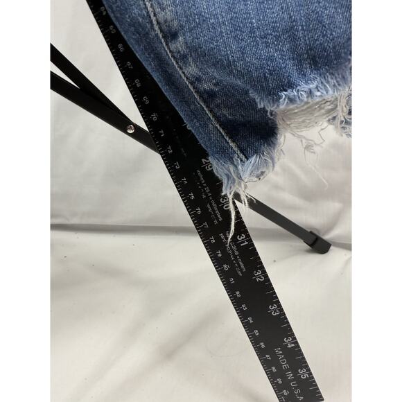 KanCan LA Distressed Skinny Jeans Women’s Size 11/29 Cropped Ankle Blue GUC Flaw - Picture 16 of 16